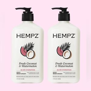 Hempz Fresh Coconut & Watermelon Body Moisturizer (TWO)